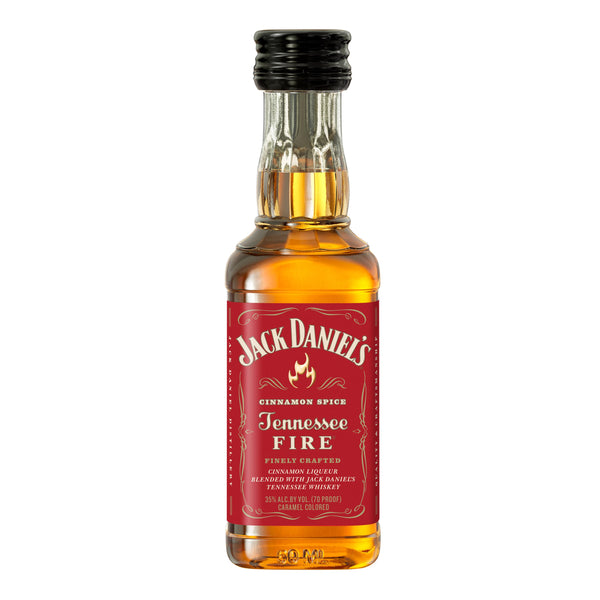 J DANIELS TENNESSEE FIRE PL 50ML SLEEVE (10 BOTTLES)