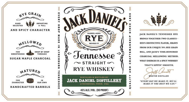 JACK DANIELS TENNESSEE RYE