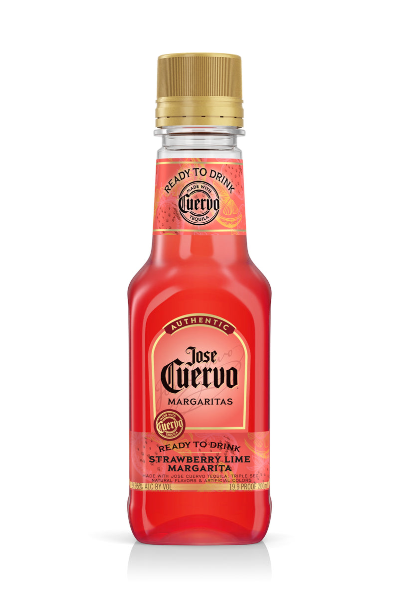 Jose Cuervo Strawberry Lime Margarita 200ml (4 Pack)