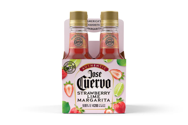 Jose Cuervo Strawberry Lime Margarita 200ml (4 Pack)