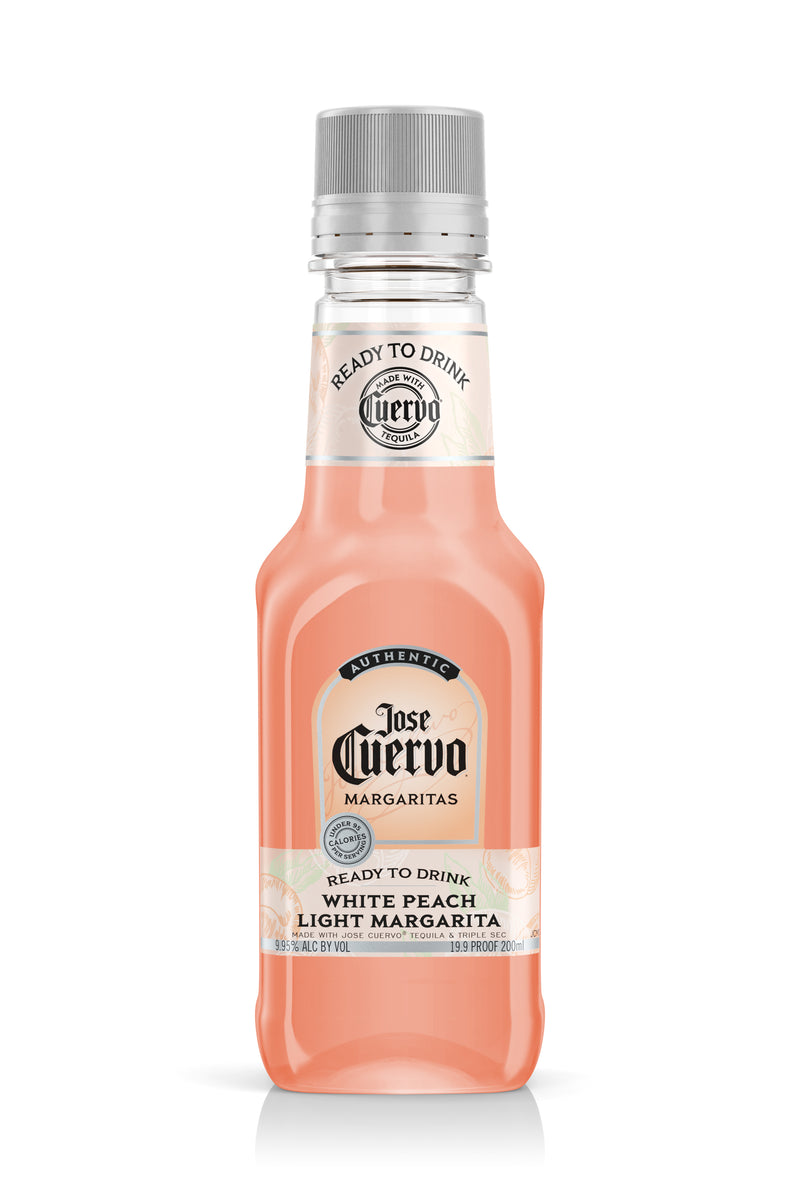 Jose Cuervo White Peach Light Margarita 200ml (4 Pack)