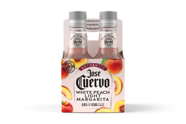 Jose Cuervo White Peach Light Margarita 200ml (4 Pack)