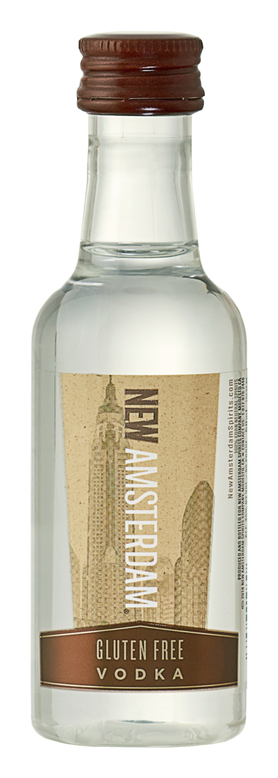 NEW AMSTERDAM GLUTEN FREE PL 50ML SLEEVE (10 BOTTLES)