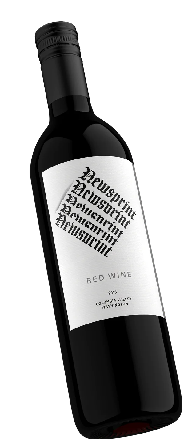 Newsprint Red Blend, 2018