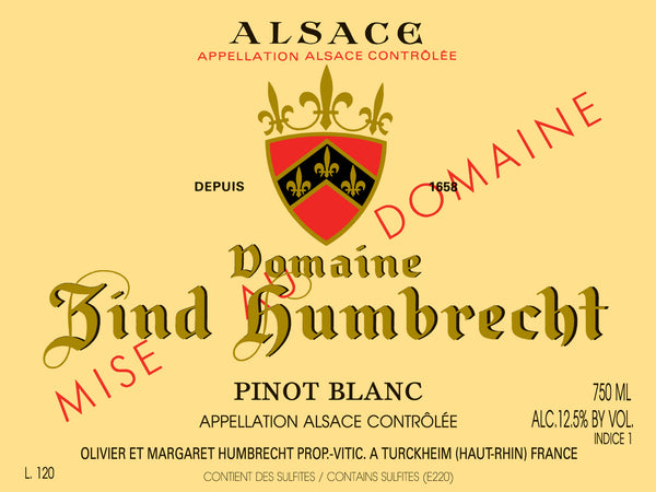 Zind-Humbrecht Pinot Blanc, Alsace