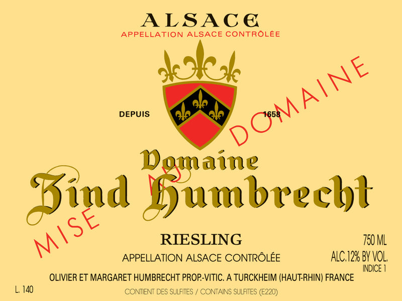 Zind-Humbrecht Riesling, Alsace