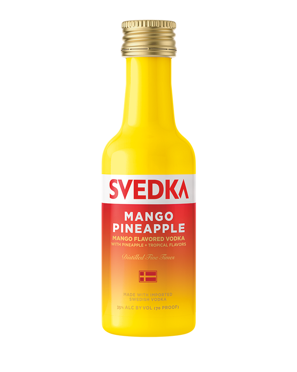 SVEDKA MANGO PINEAPPLE PL 50ML SLEEVE (10 BOTTLES)