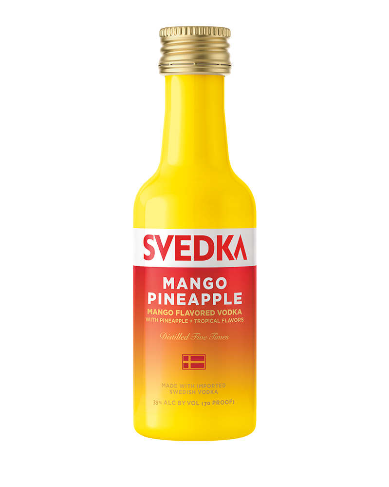 SVEDKA MANGO PINEAPPLE PL 50ML SLEEVE (10 BOTTLES)