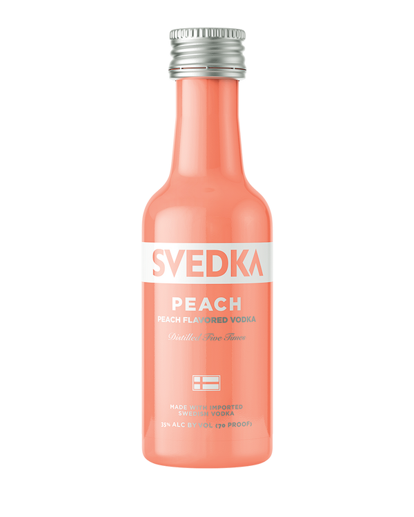 SVEDKA PEACH 50ML SLEEVE (10 BOTTLES)