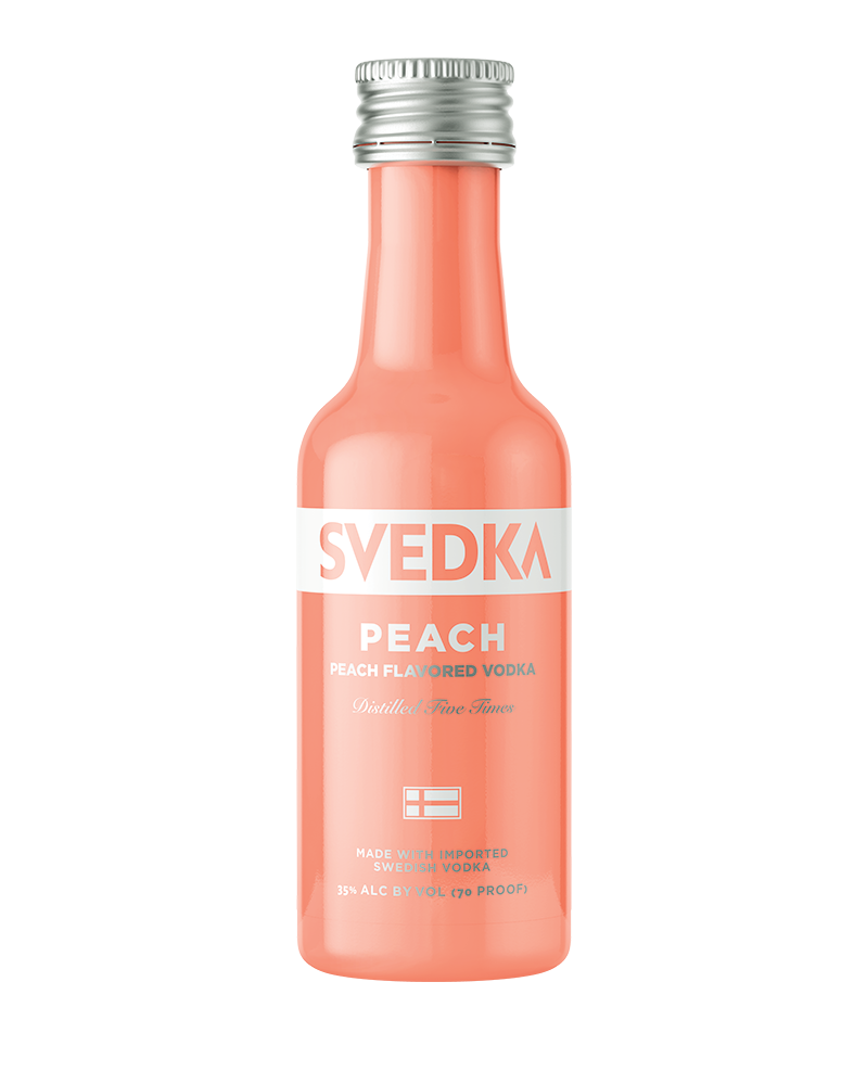 SVEDKA PEACH 50ML SLEEVE (10 BOTTLES)