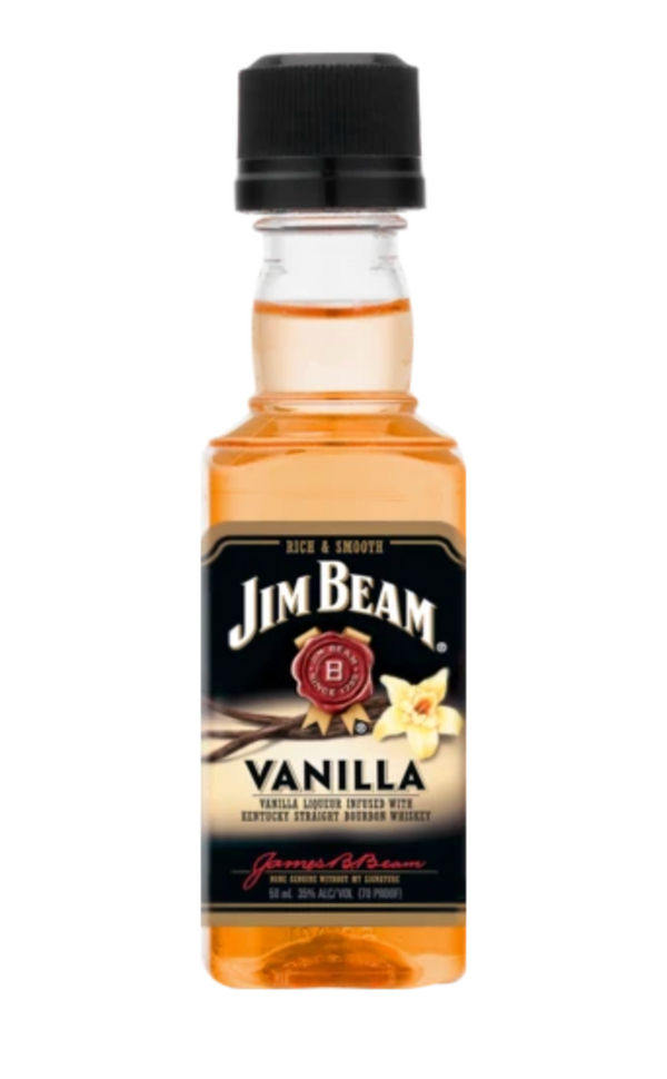 JIM BEAM VANILLA PL 50ML SLEEVE (10 BOTTLES)