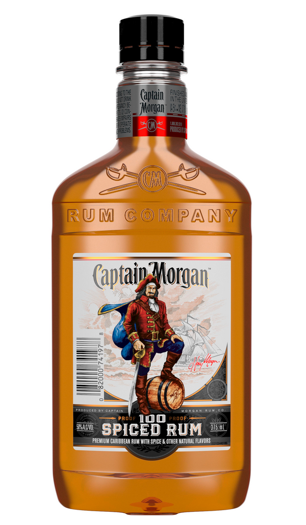 CAPTAIN MORGAN SPICED-100 375ML