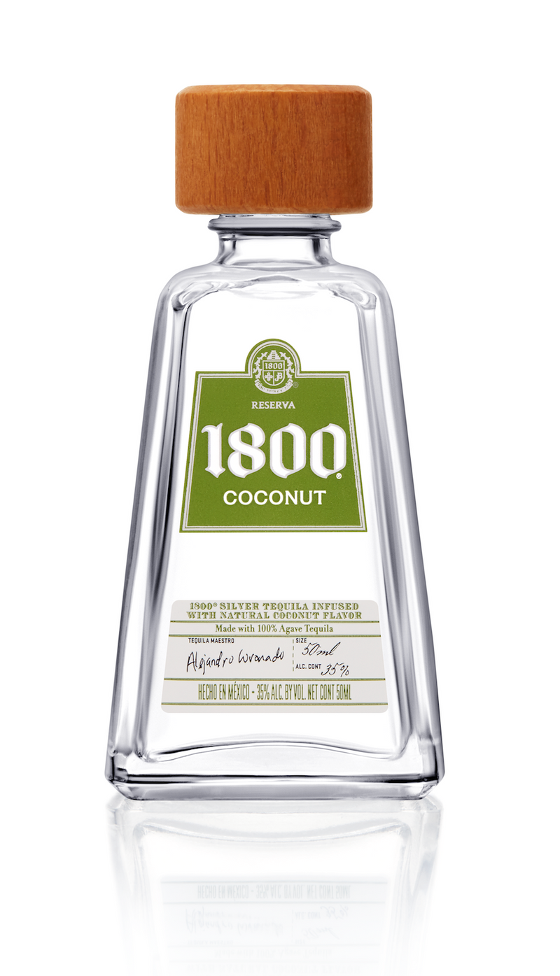 1800 COCONUT SILVER 50ML SLEEVE (10 BOTTLES)