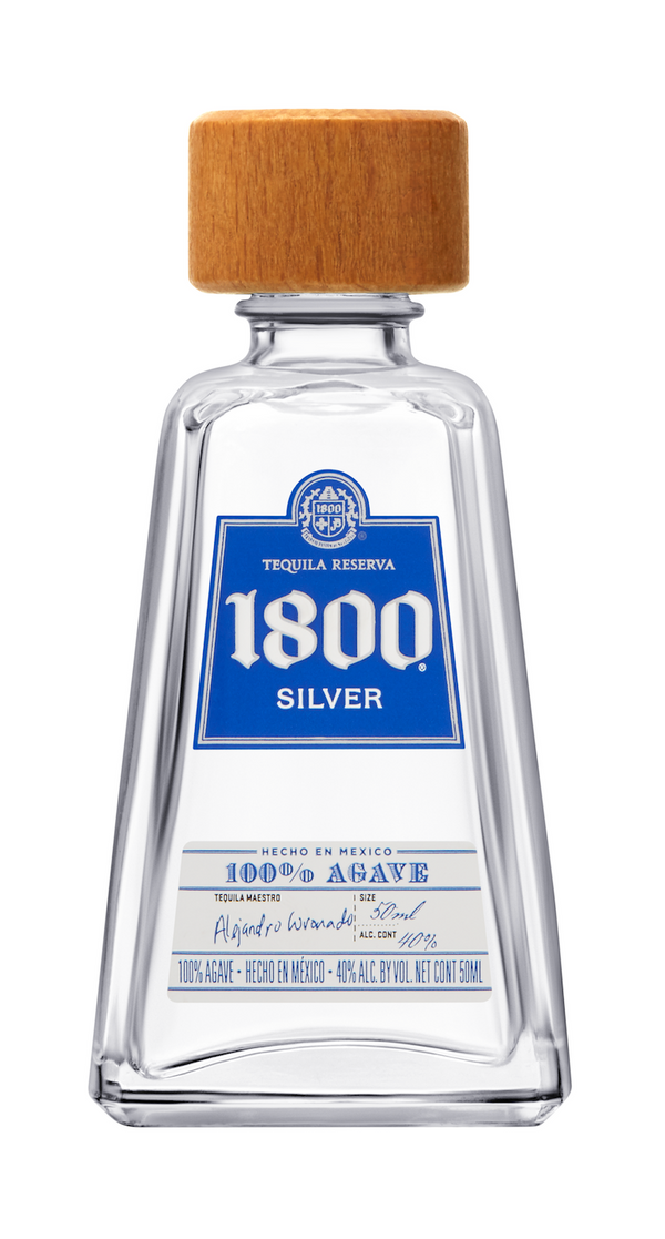 1800 SILVER 50ML SLEEVE (10 BOTTLES)