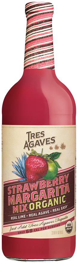 Tres Agaves Strawberry Margarita Mix