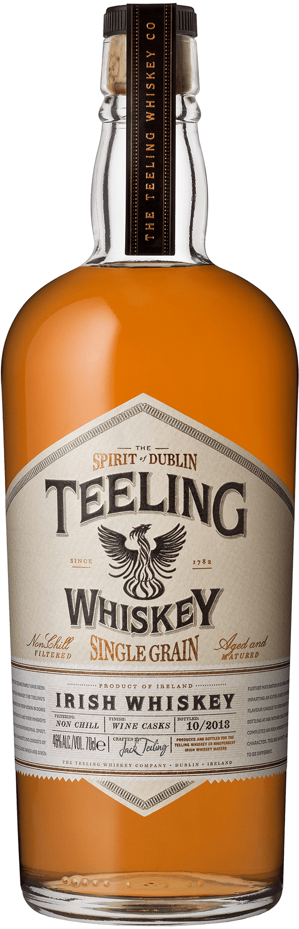 TEELING IRISH SINGLE GRAIN Irish Whiskey BeverageWarehouse