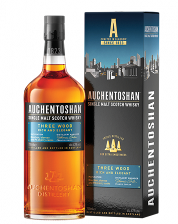 AUCHENTOSHAN THREE WOOD Scotch BeverageWarehouse