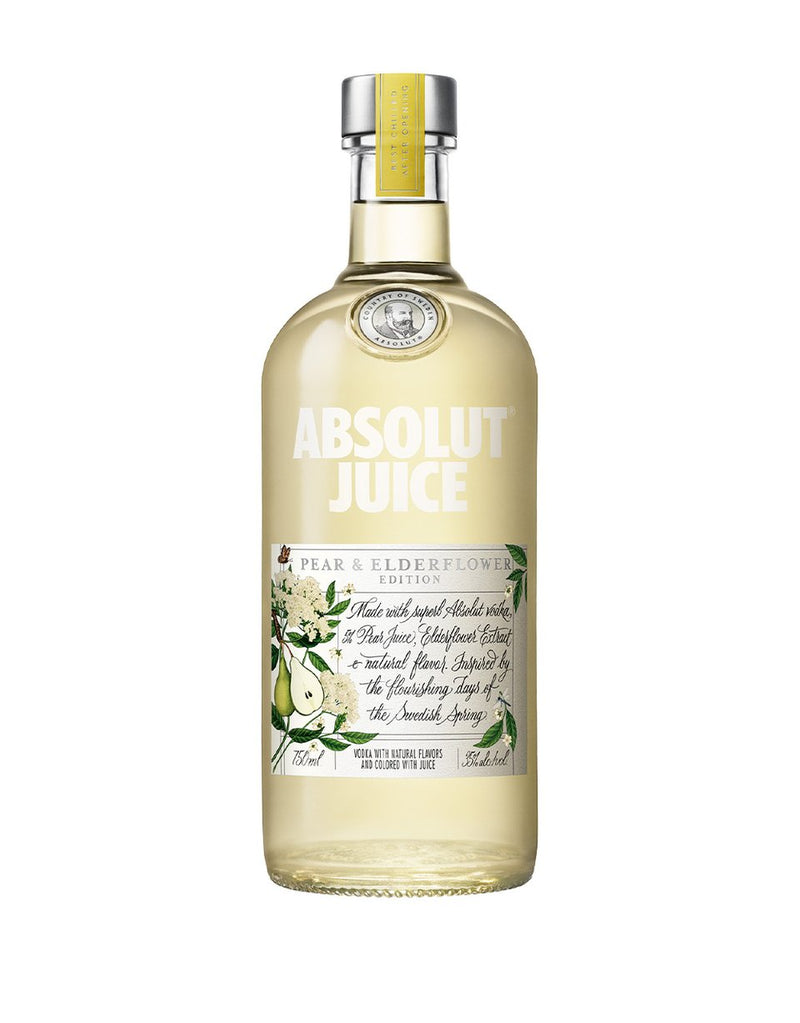 ABSOLUT PEAR & ELDERFLOWER Vodka BeverageWarehouse