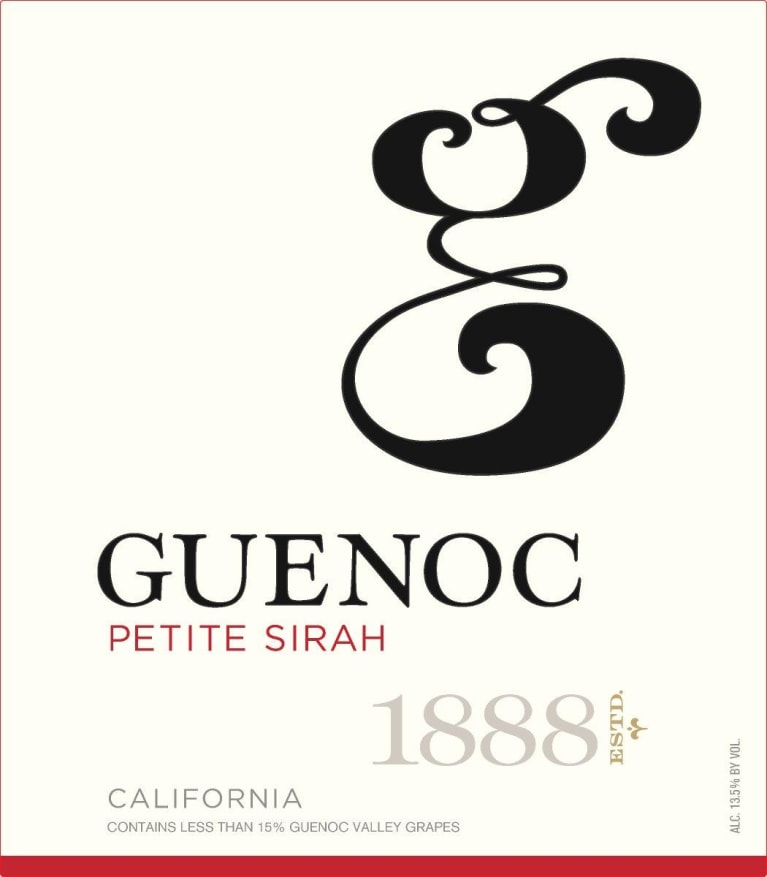 GUENOC CALIF PETITE SIRAH