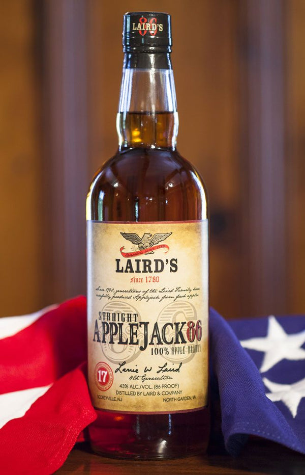 LAIRD'S STRAIGHT APPLEJACK 86 Brandy BeverageWarehouse