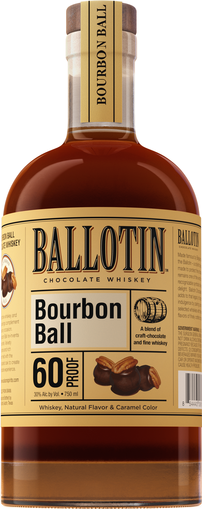 BALLOTIN BOURBON BALL WHISKEY Flavored Whiskey BeverageWarehouse