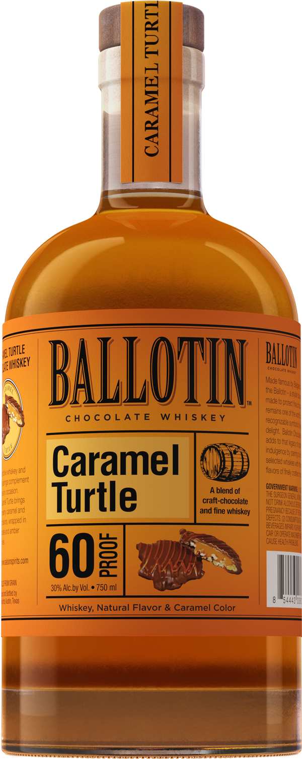 BALLOTIN CARAMEL TURTLE WHSKY Flavored Whiskey BeverageWarehouse