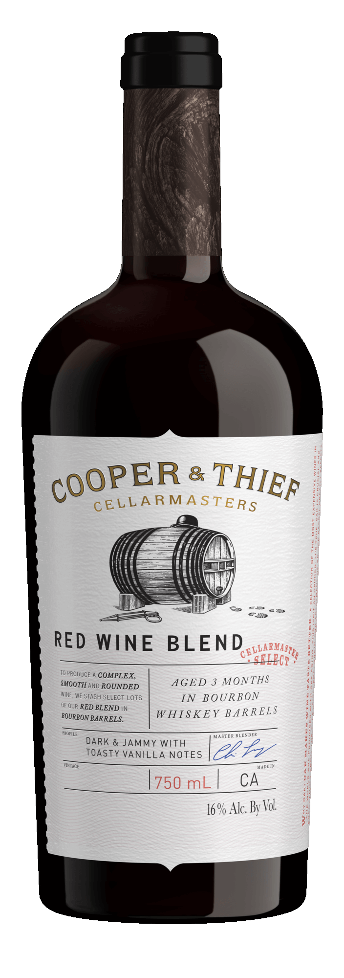 Cooper & Thief Bourbon Barrel Aged Red, California