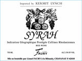 Lionel Faury Collines Rhodaniennes Syrah