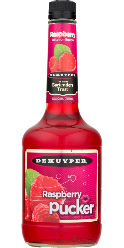 DEKUYPER RASPBERRY PUCKER Schnapps BeverageWarehouse