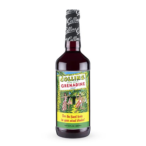 Grenadine Cocktail Syrup by Collins 32oz