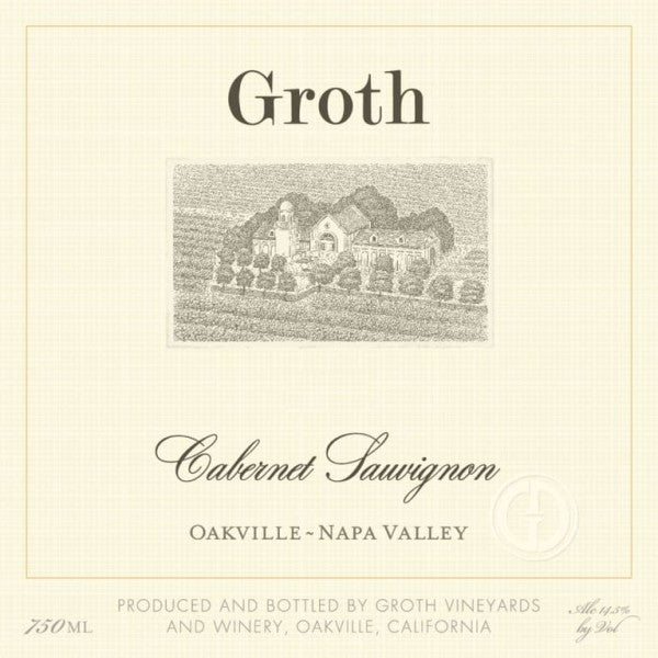 Groth Cabernet Sauvignon, Oakville, Napa Valley