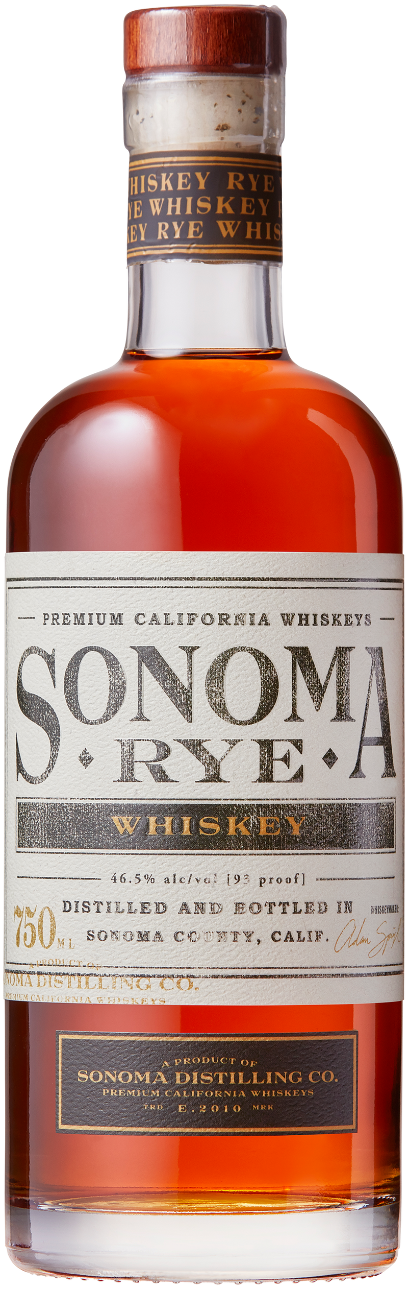 SONOMA DISTILLING STRAIGHT RYE