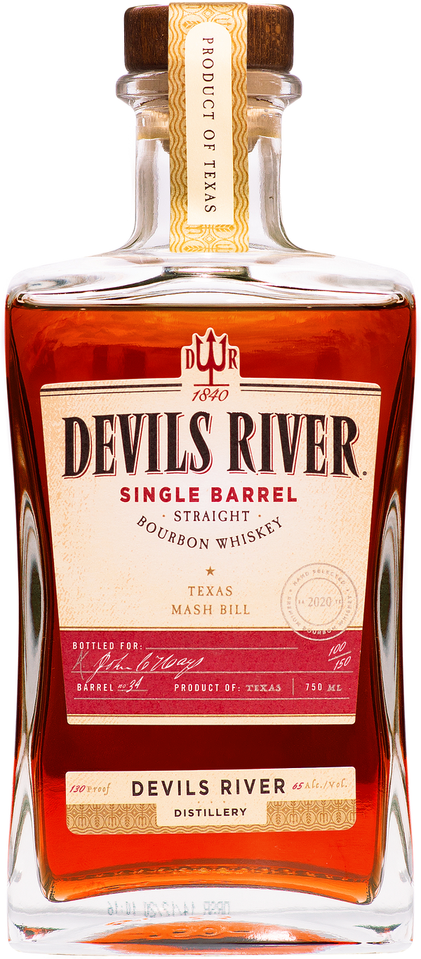 DEVILS RIVER SNGL BRRL WHISKEY