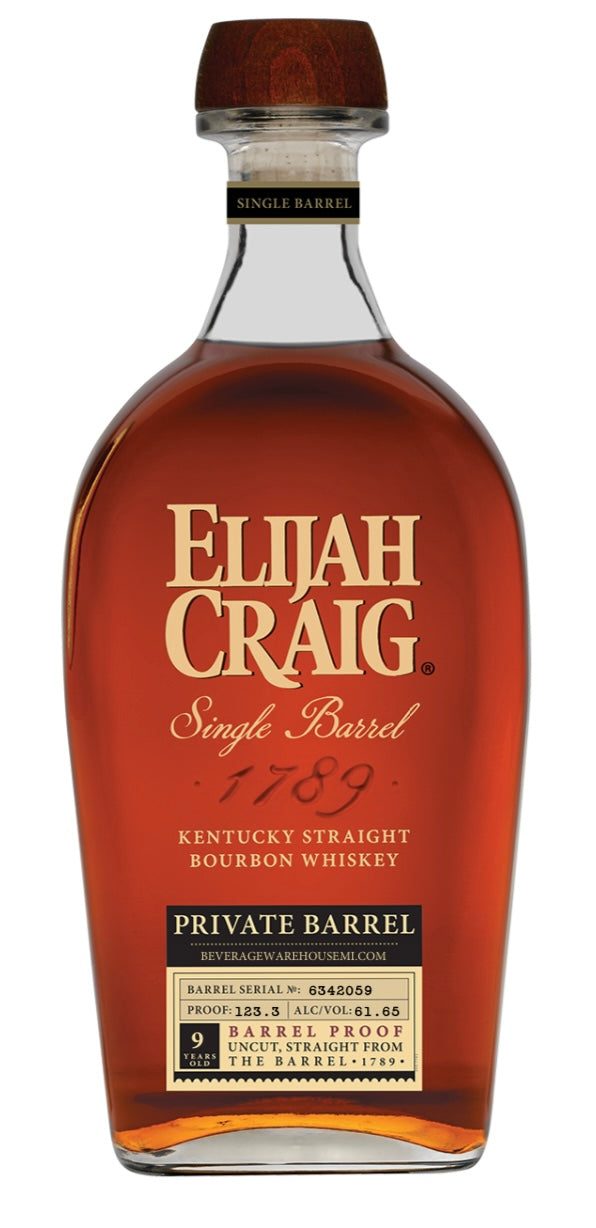 ELIJAH CRAIG BARREL PROOF PRIVATE BARREL 9YR Proof 122.7