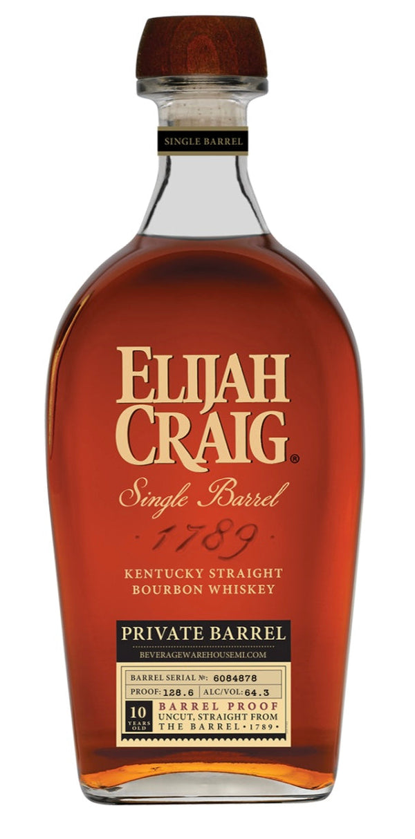 ELIJAH CRAIG BARREL PROOF PRIVATE BARREL 10YR Proof 129.8