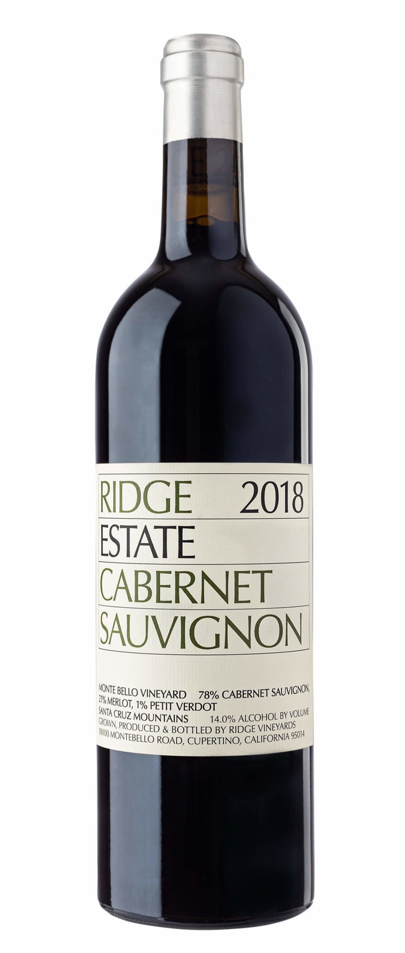 Ridge Cabernet Sauvignon Estate, Santa Cruz