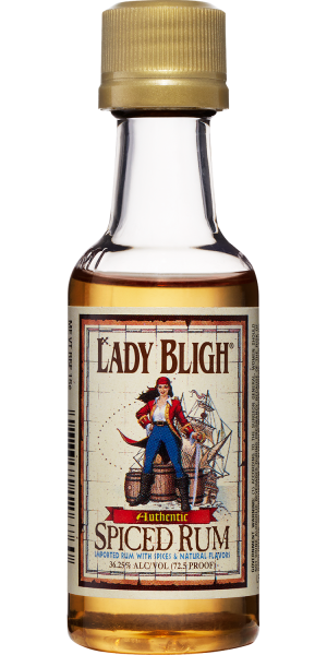 LADY BLIGH SPICED RUM PL 50ML SLEEVE (12 BOTTLES)