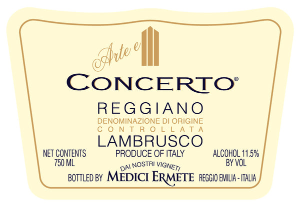 Medici Ermete Concerto Lambrusco Reggiano, Emila Romagna