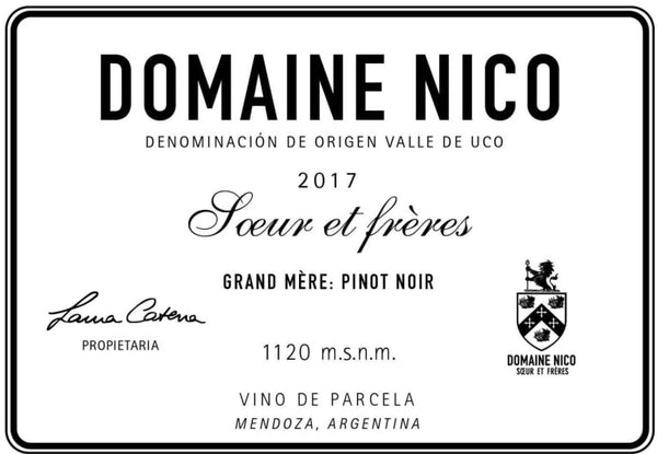 DOMAINE NICO GRAND MERE PINOT NOIR