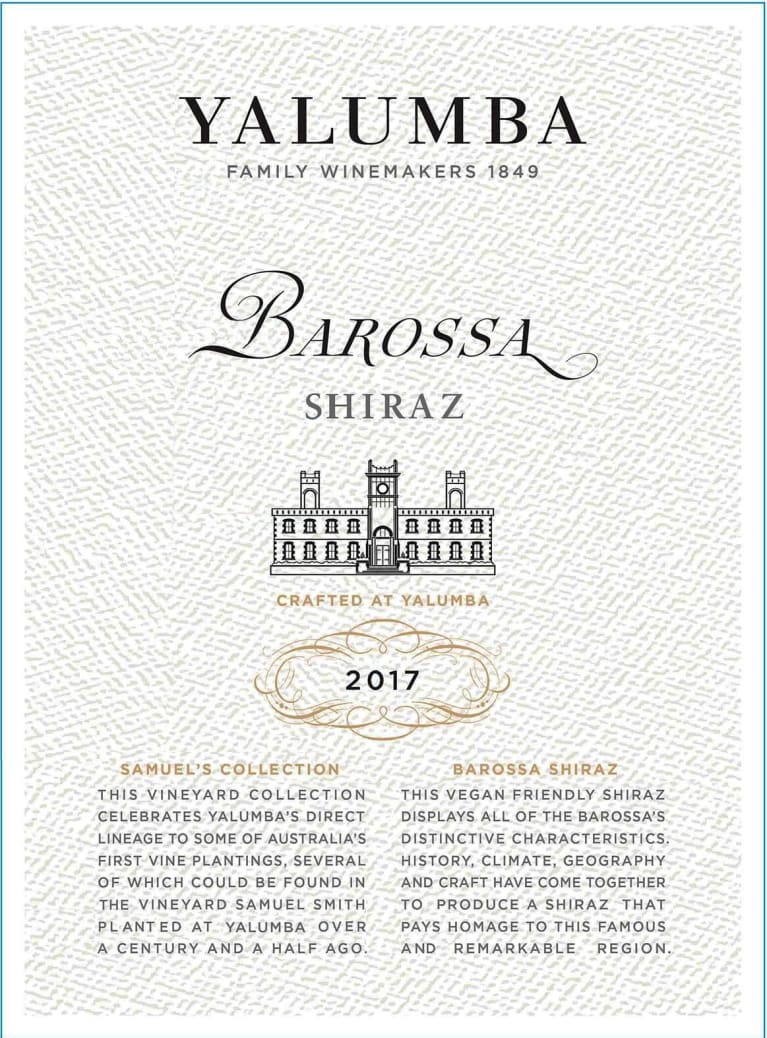 Yalumba Shiraz, Barossa