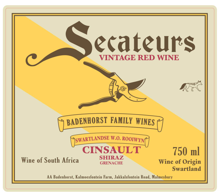 Badenhorst Secateurs Red Blend