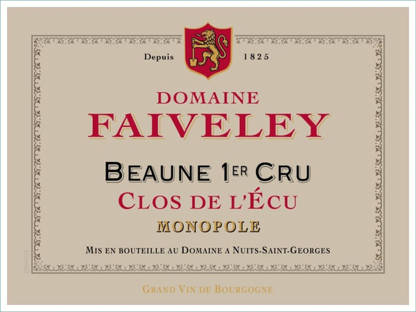 Faiveley Beaune Clos De L'Ecu (Monopole) 1er Cru Pinot Noir