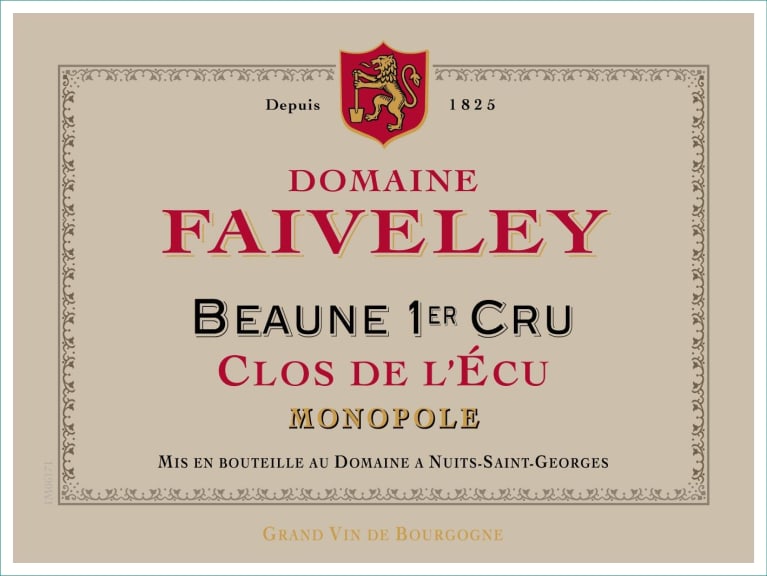 Faiveley Beaune Clos De L'Ecu (Monopole) 1er Cru Pinot Noir