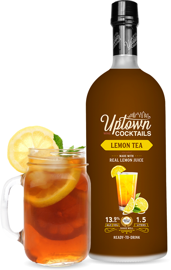 Uptown Cocktails Lemon Tea 1.5L (Pack of 6)