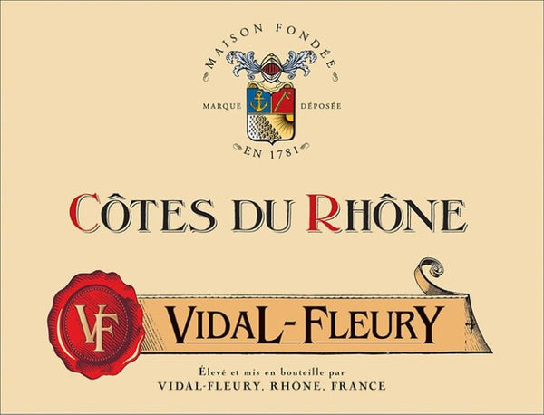 VIDAL FLEURY COTE DU RHONE RED