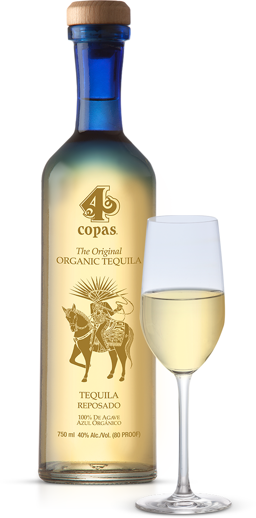 4 COPAS TEQUILA REPOSADO ORGAN Reposado BeverageWarehouse