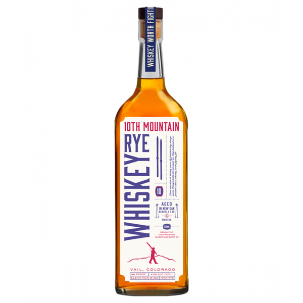 10TH MOUNTAIN RYE WHISKEY