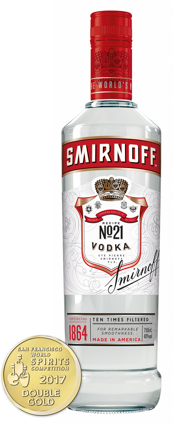 SMIRNOFF 80 Vodka BeverageWarehouse