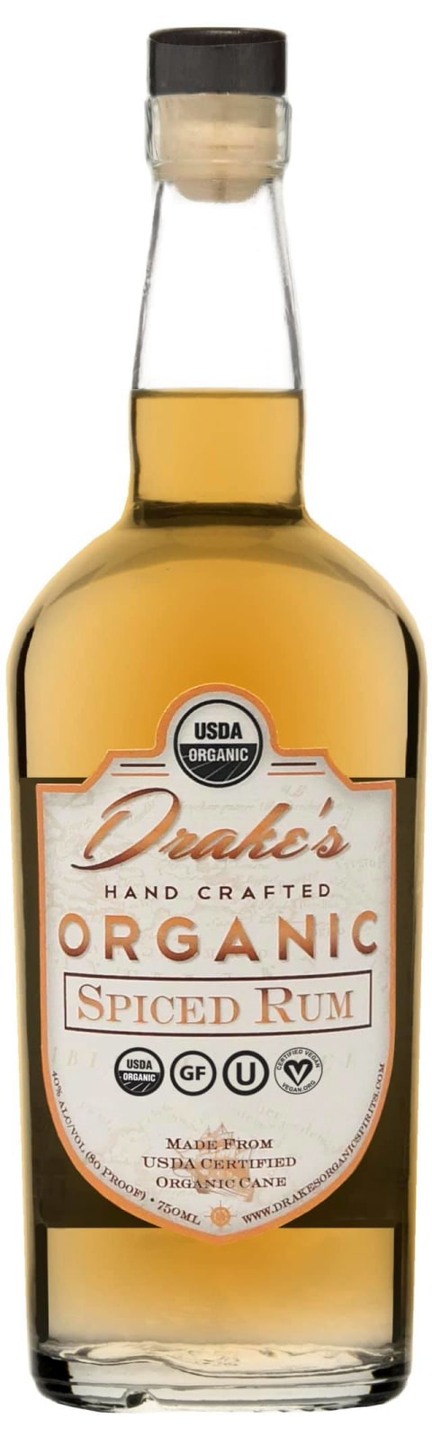 DRAKE'S ORGANIC SPICED RUM