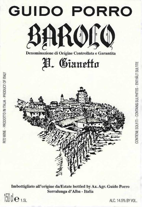 Guido Porro Barolo Vigna Gianetto